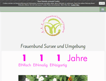 Tablet Screenshot of frauenbund-sursee.ch
